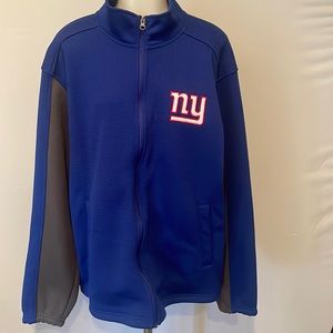 Men’s NFL New York Giants Zip Up Jacket size XL